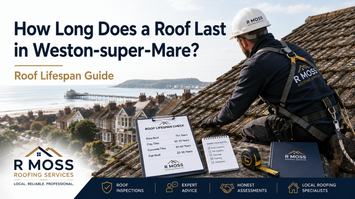 roof lifespan guide how long roofing lasts in weston-super-mare