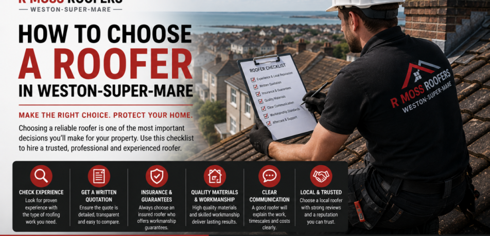 roofer in weston super mare north somerset