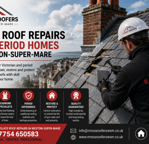 slate roof repairs for period homes weston-super-mare