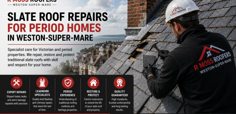 slate roof repairs for period homes weston-super-mare